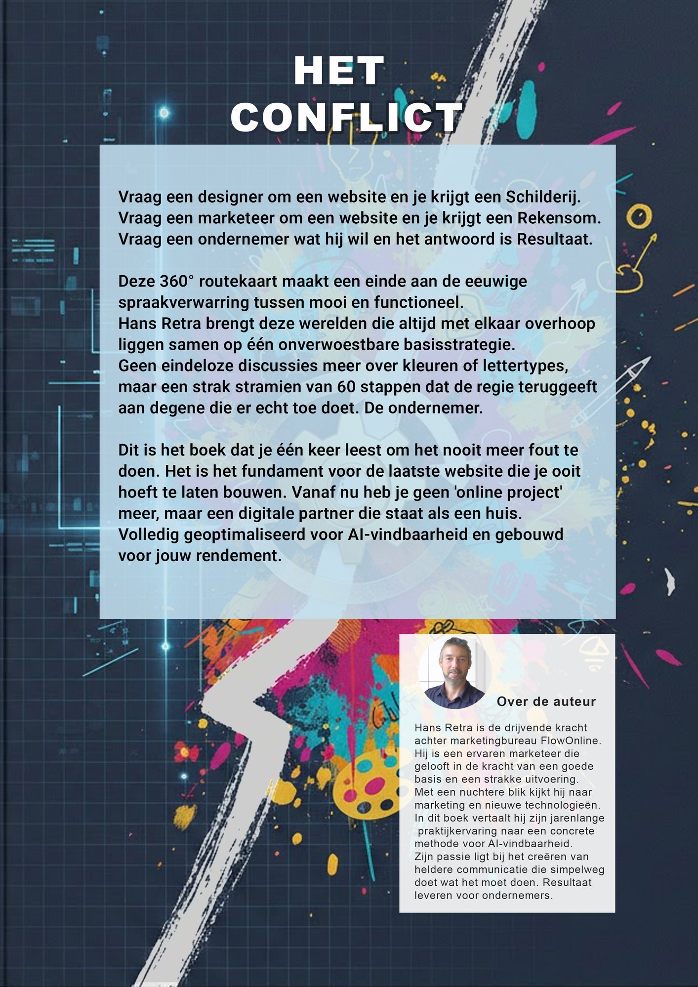 Achterkant boek conflict