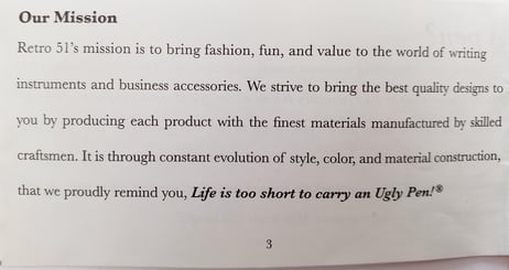 mission statement